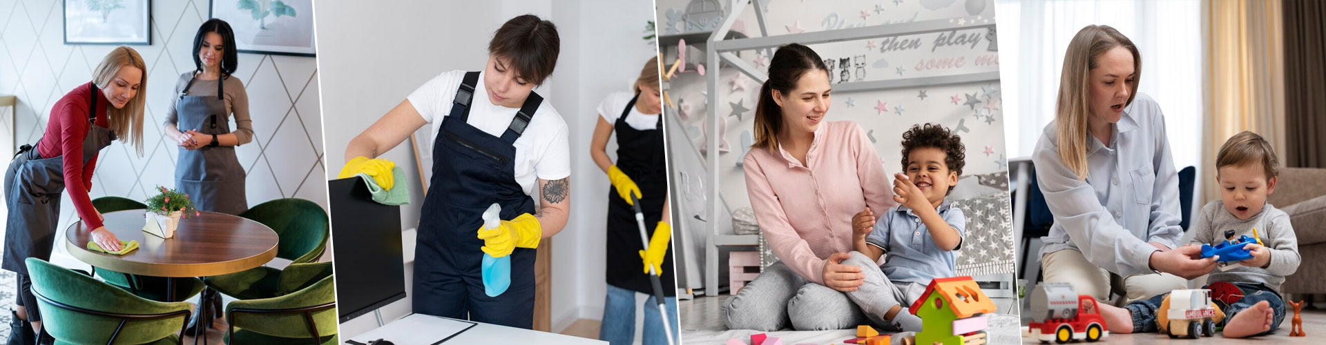 Baby Sitter Services/Party Helpers & Cleaning Services